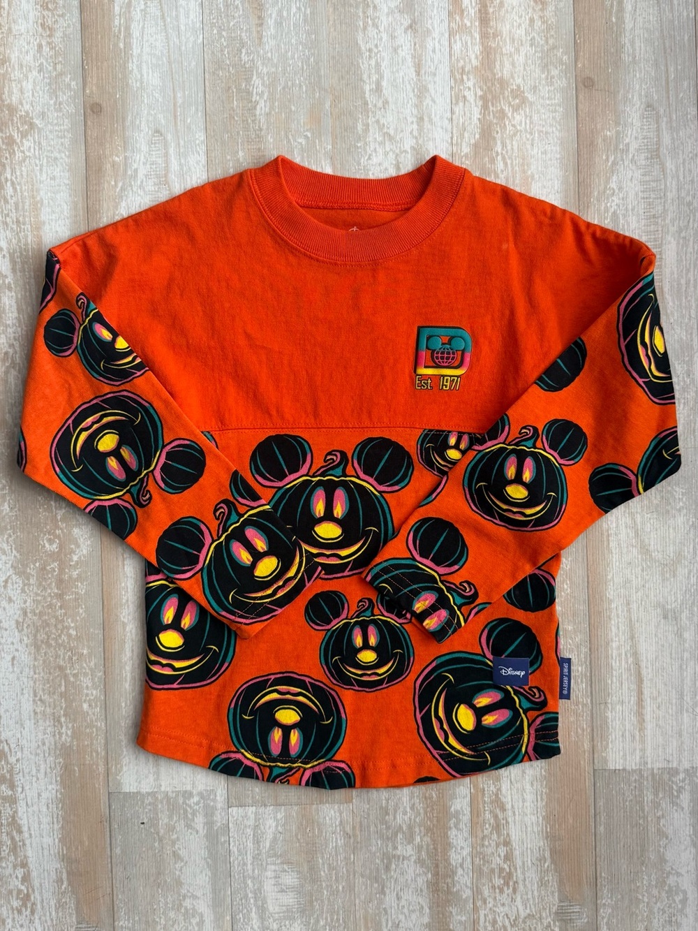 Disney Mickey Mouse Halloween Spirit Jersey - Long-Sleeve Tee